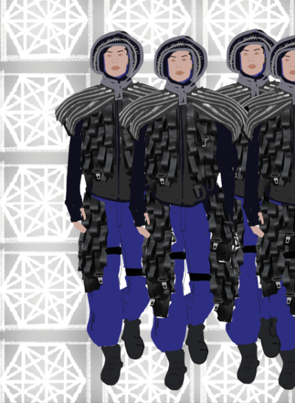 Costumes hommes . Sacre et Boléro . Cie Hors Série (c) Aude Désigaux